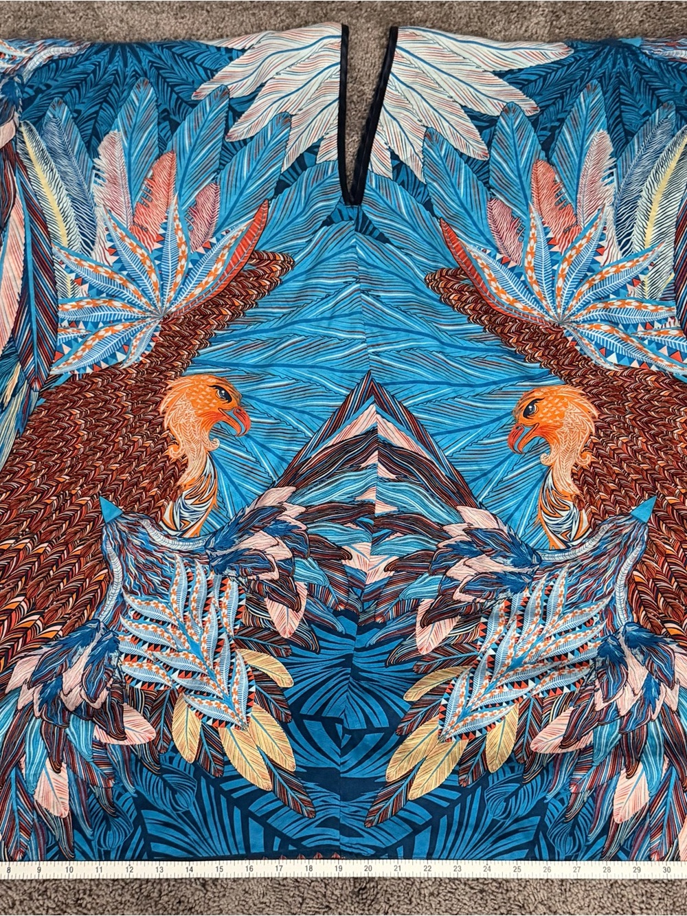 Pineda Covalin Golden Eagle Huipil
Silk Top blue